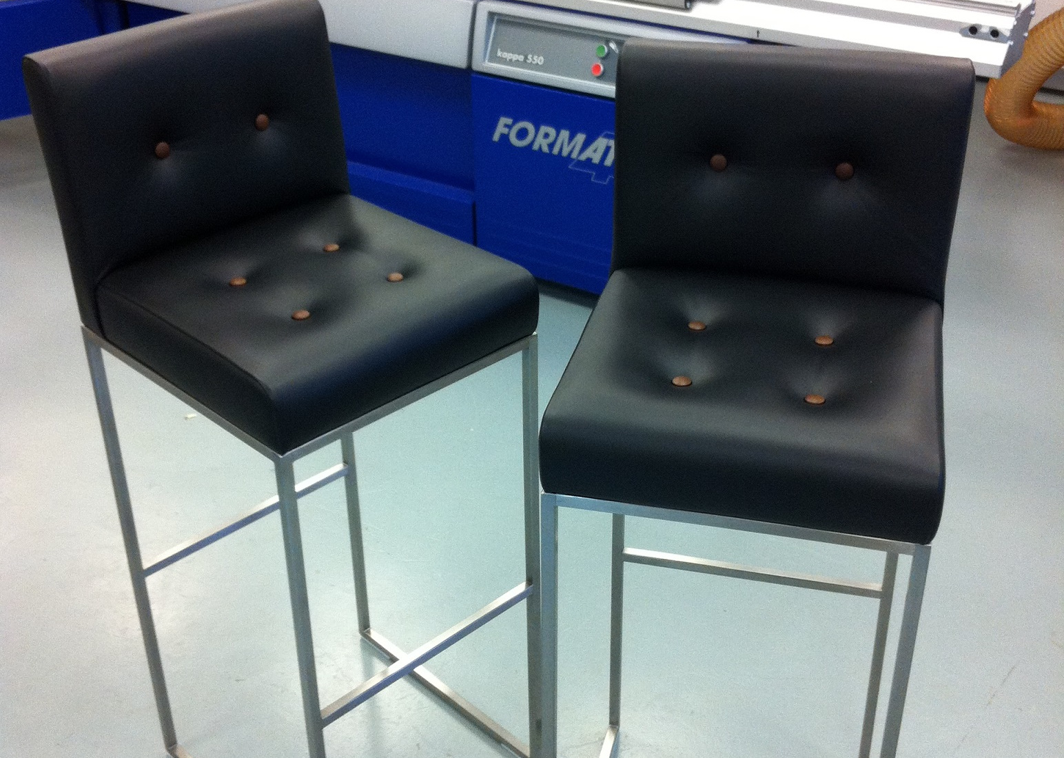 leather stools