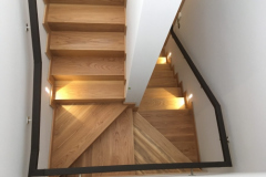 Square leather handrails, Chelsea Creek