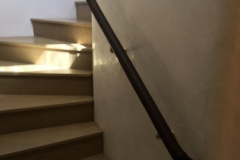 leather handrails