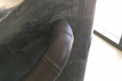 bespoke leather handrail