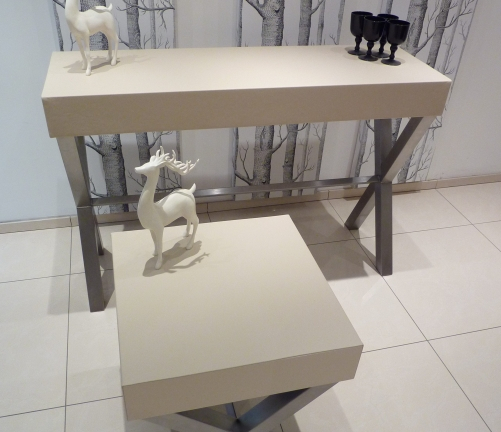 Leather Console Desk