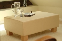 leather coffee table