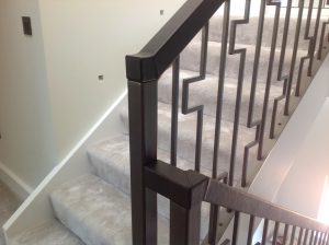 Residential Leather Handrail