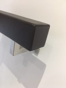 Square Leather Handrail