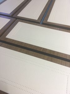 leather covered doors