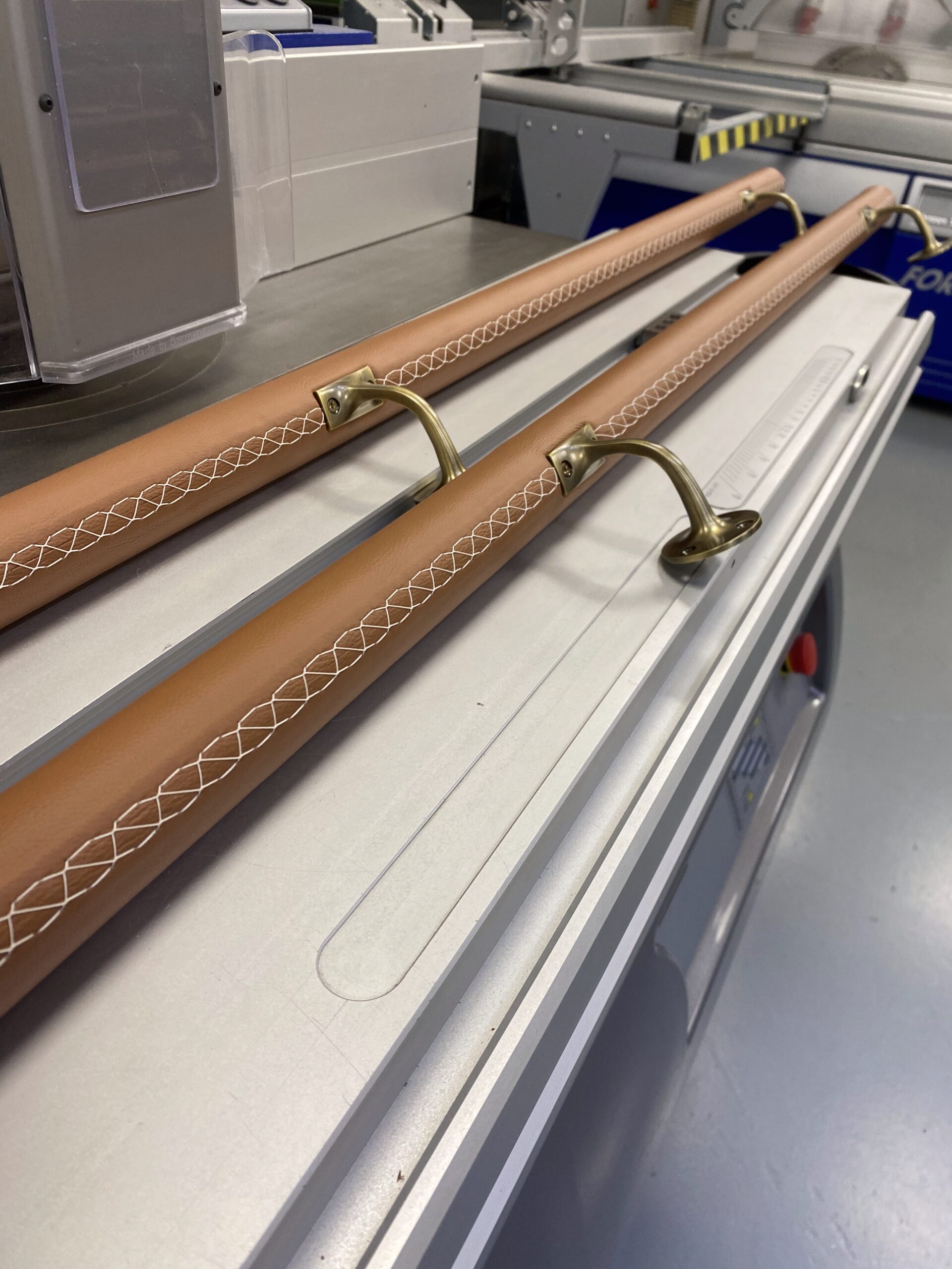IMG_3807 bespoke leather handrail
