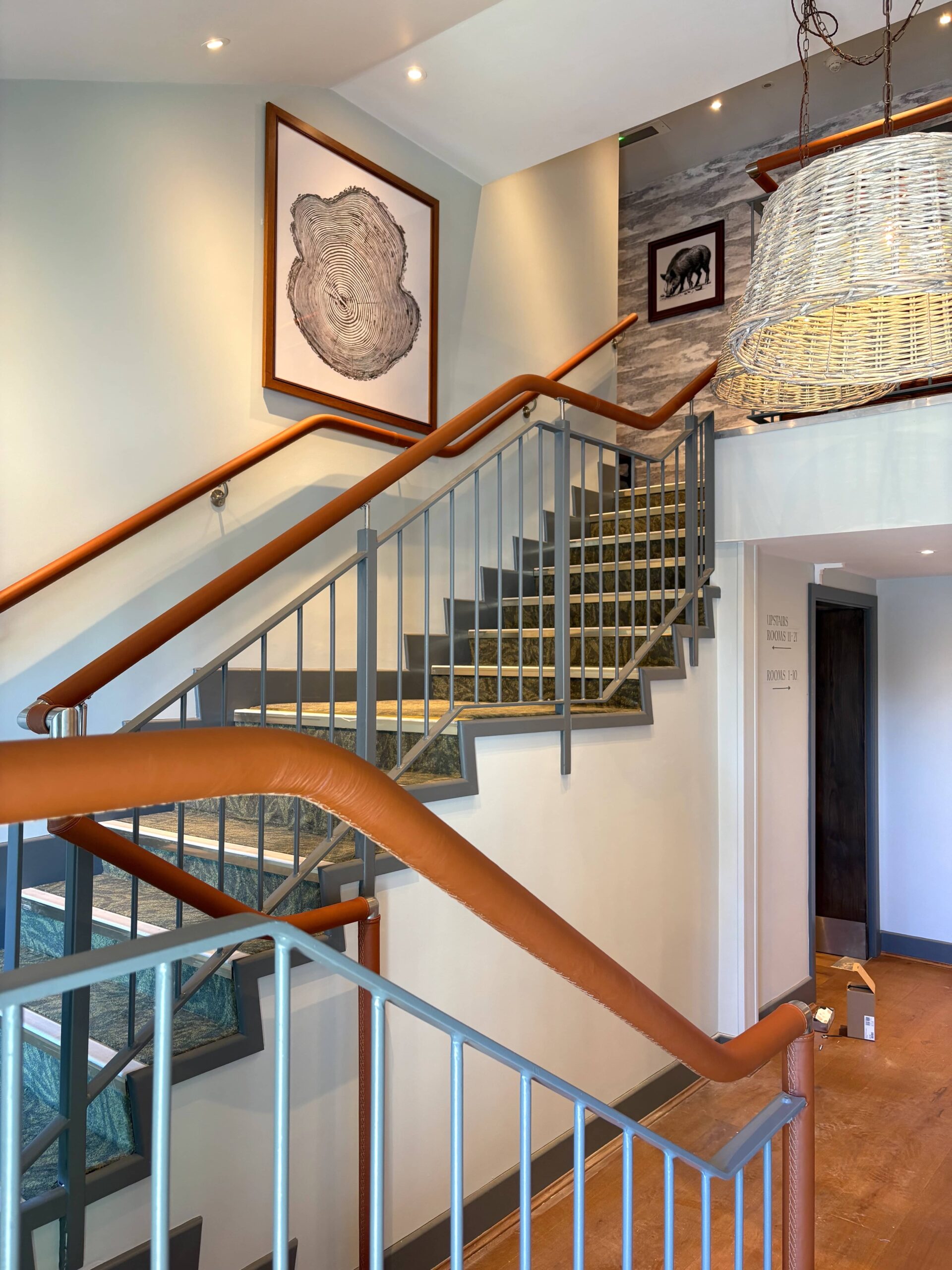 Hampshire 2 (1) leather handrail installer