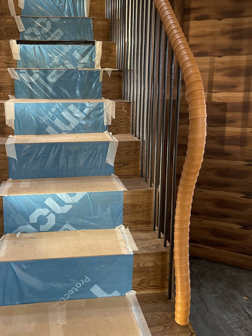 Feature photo 2 overwrap leather handrails