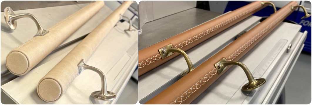 leather handrails to buy