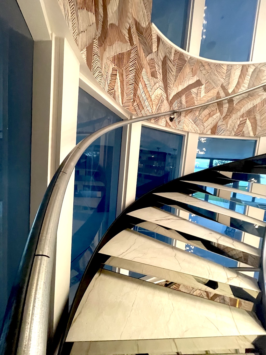 Transform steel handrails